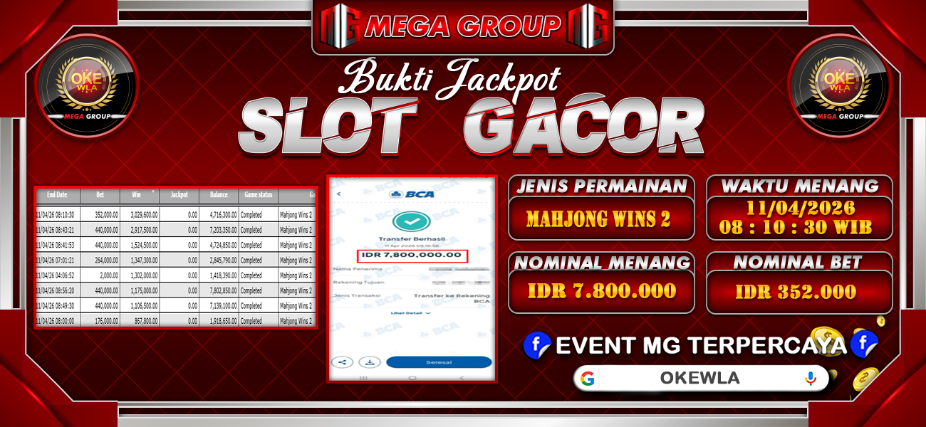 Bukti JP situs Okewla hari Sabtu, 11 April 2026